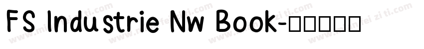 FS Industrie Nw Book字体转换
